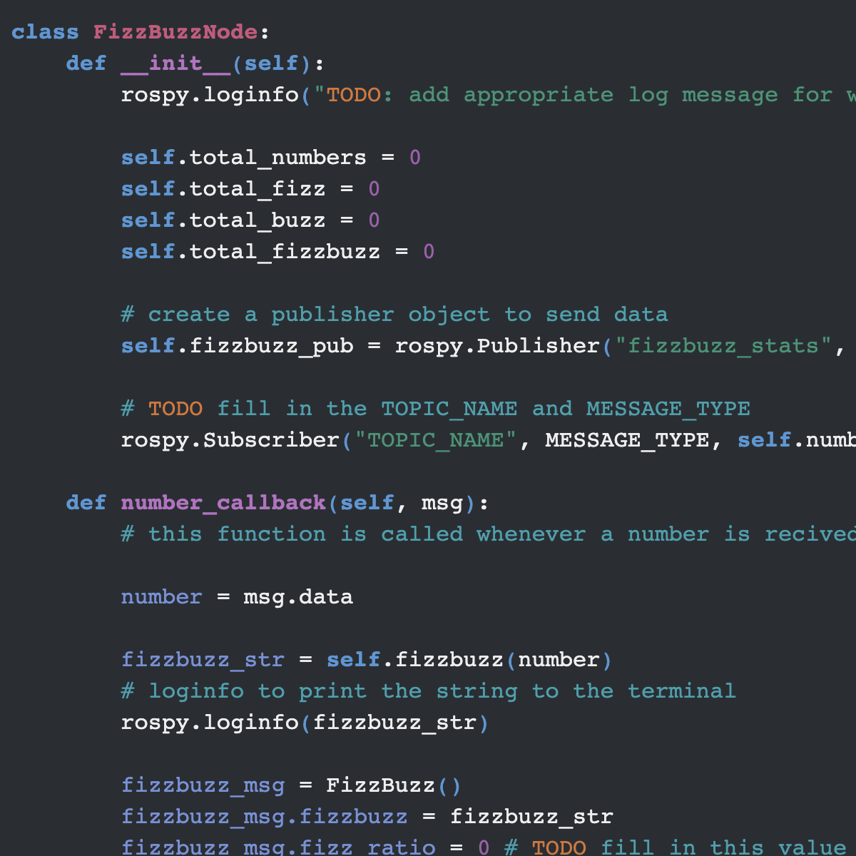 Image of ROS FizzBuzz