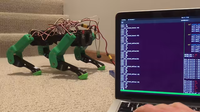 Play video: Spot Micro standing and laying down